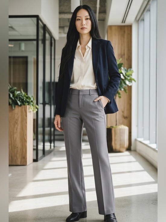 Banana Republic Pants - BANANA REPUBLIC MARTIN FIT CAREER BUSINESS CASUAL GREIGE PANTS SZ 12 REG NWT